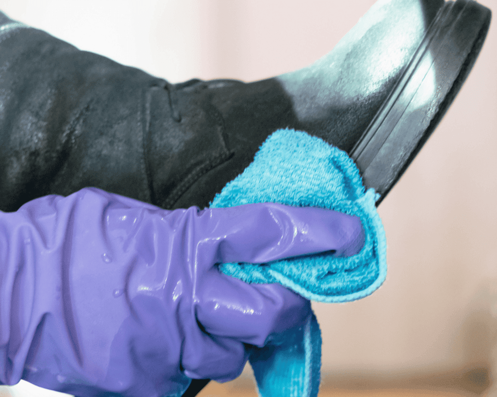 how to clean high heel insoles